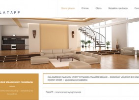 Strona internetowa www.flatapp.pl